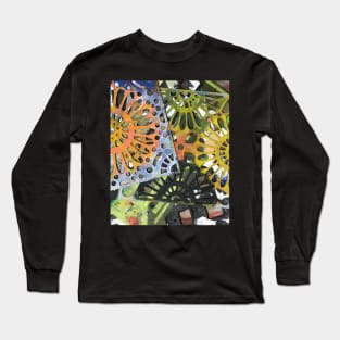 Mandala Stencil Mash Long Sleeve T-Shirt